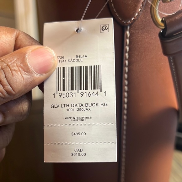 Coach Glovetanned leather Dakota  bucket bag NEW WITHOUT TAGS - Picture 3 of 7